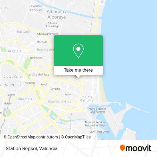 Station Repsol map