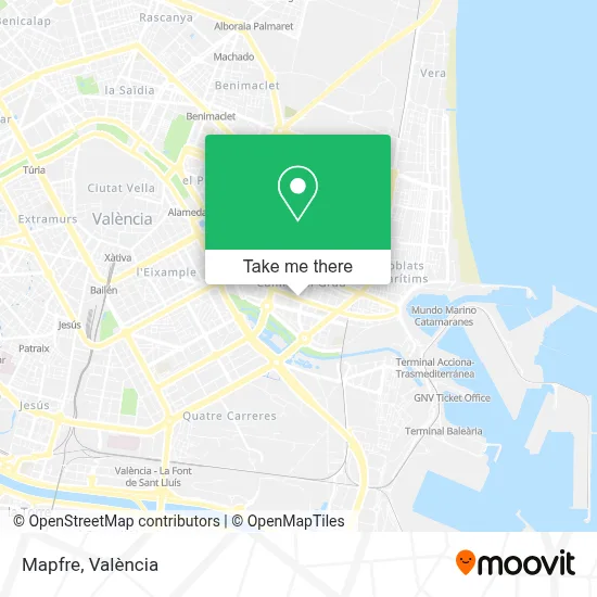 Mapfre map