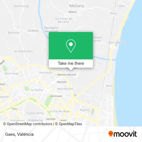 Gaes map