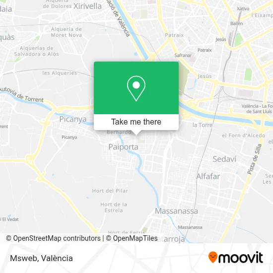 Msweb map