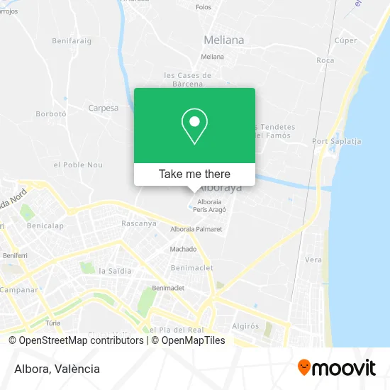 Albora map