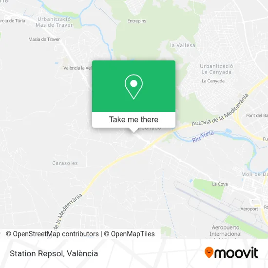 Station Repsol map
