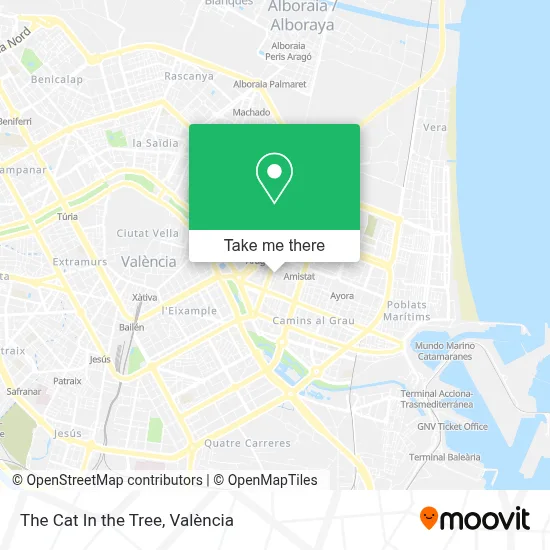 The Cat In the Tree map