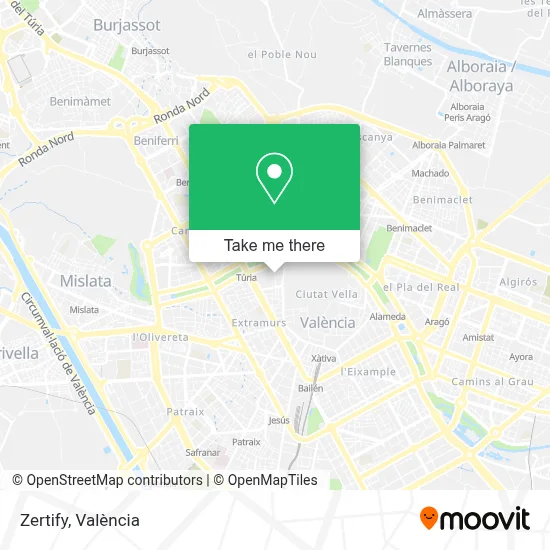 Zertify map