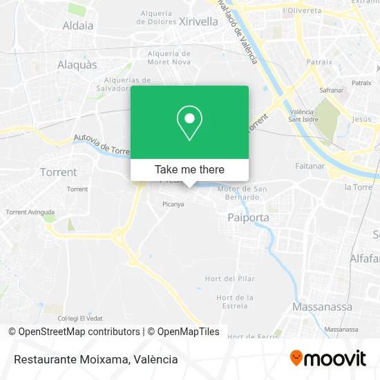 Restaurante Moixama map