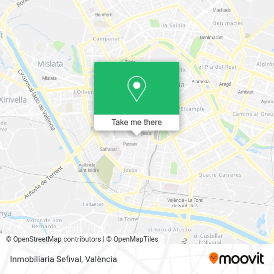 Inmobiliaria Sefival map