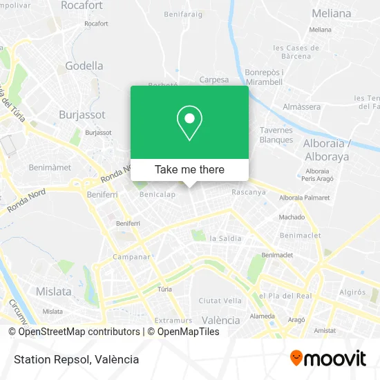 Station Repsol map