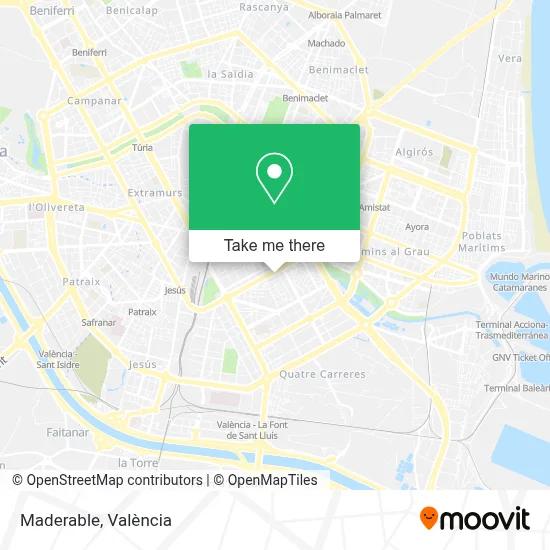 Maderable map