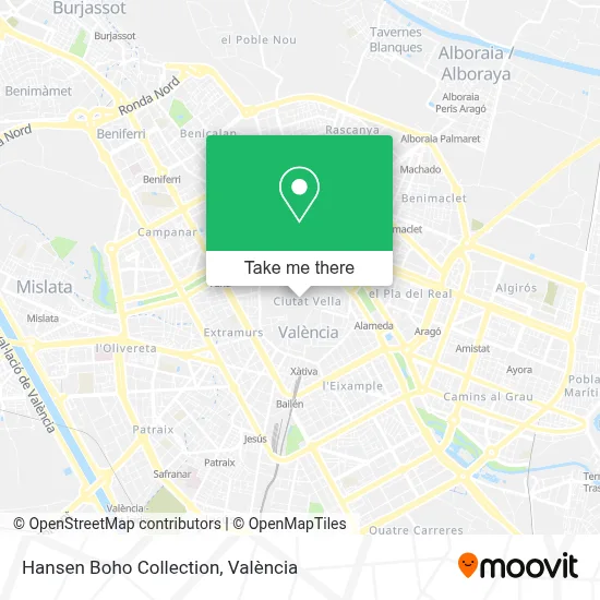 Hansen Boho Collection map