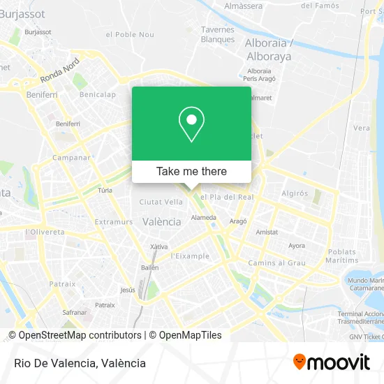 Rio De Valencia map