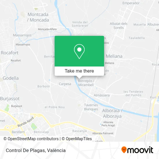 Control De Plagas map