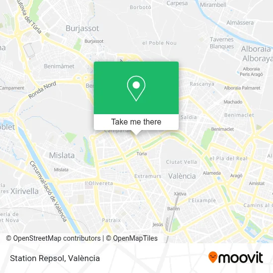 Station Repsol map
