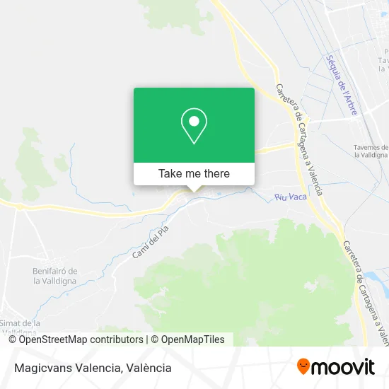 Magicvans Valencia map