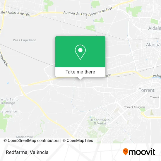 Redfarma map