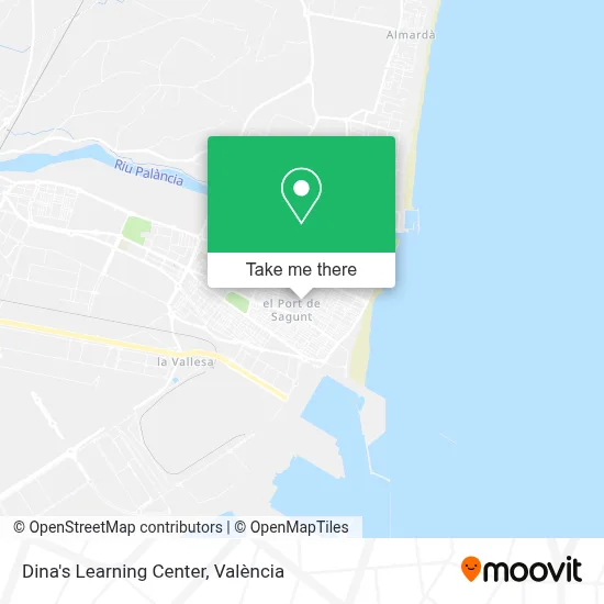 Dina's Learning Center map
