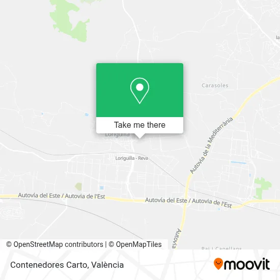 Contenedores Carto map