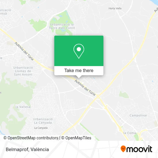 Belmaprof map