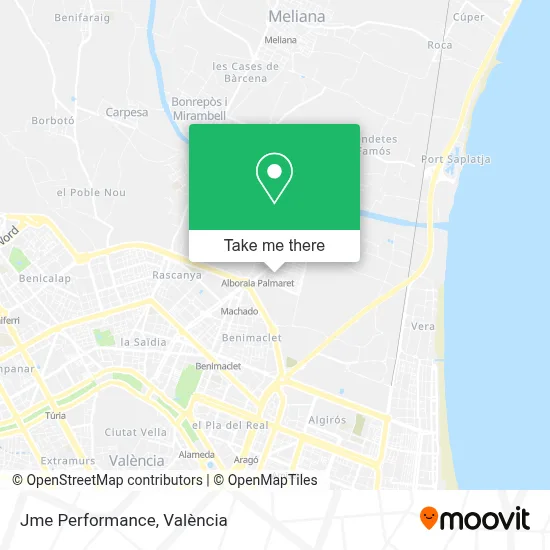 Jme Performance map
