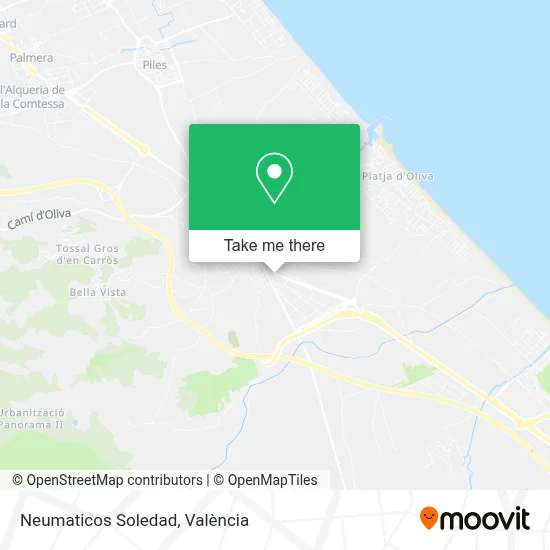 Neumaticos Soledad map