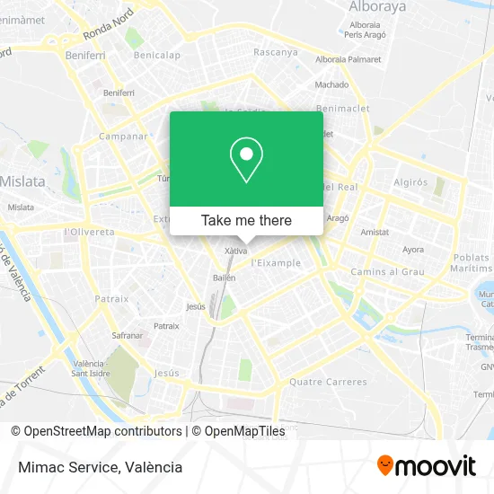 Mimac Service map