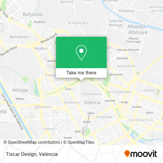 Tiscar Design map