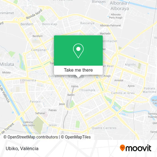 Ubiko map
