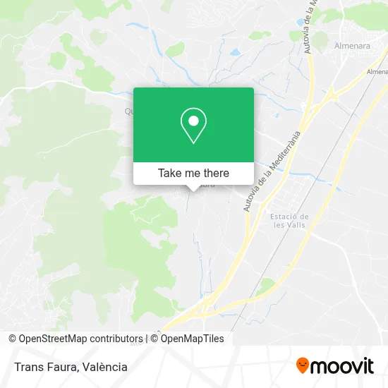 Trans Faura map
