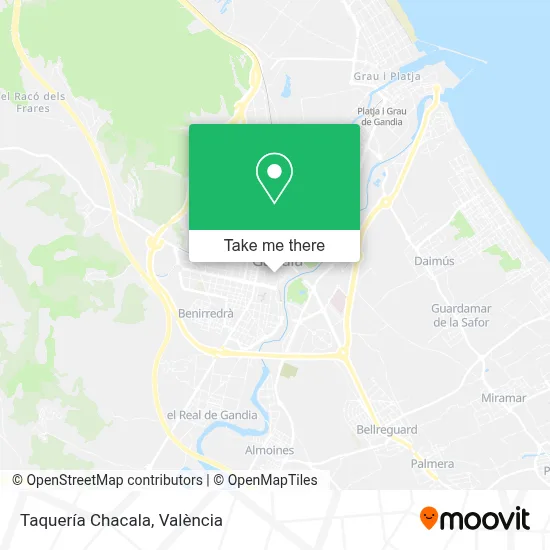 Taquería Chacala map