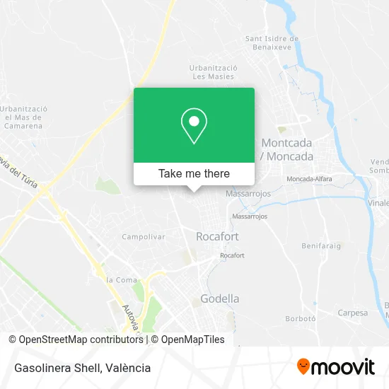 Gasolinera Shell map