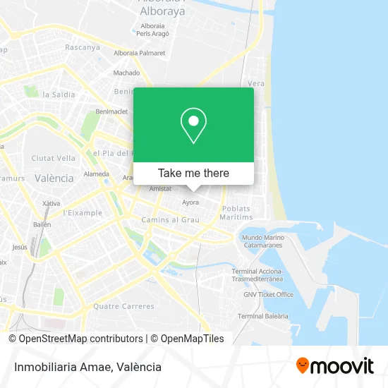 Inmobiliaria Amae map