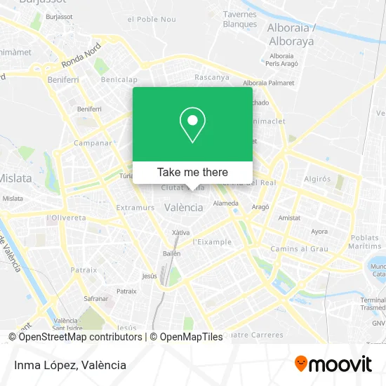 Inma López map