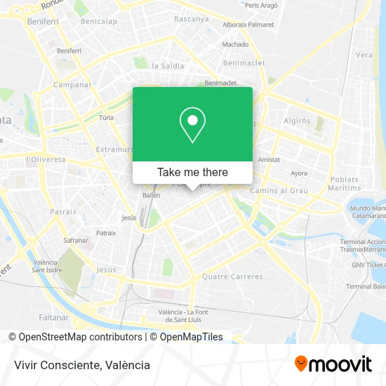 Vivir Consciente map