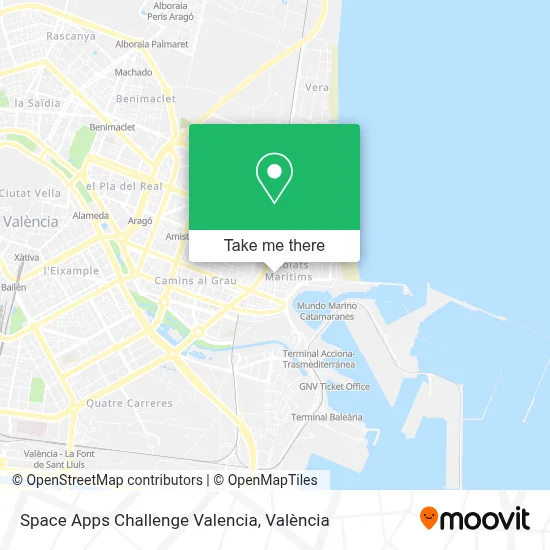 Space Apps Challenge Valencia map