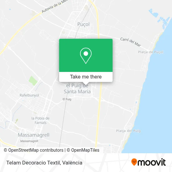 Telam Decoracio Textil map