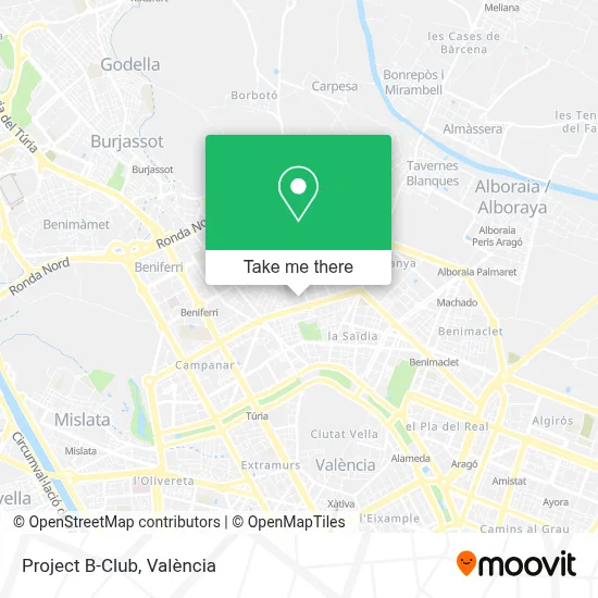 Project B-Club map