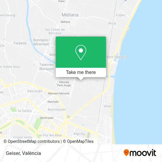 Geiser map