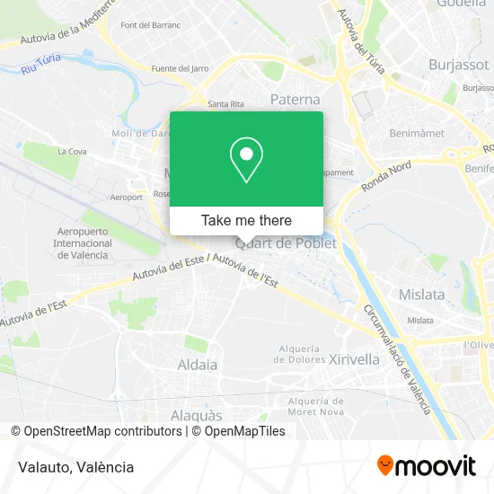Valauto map