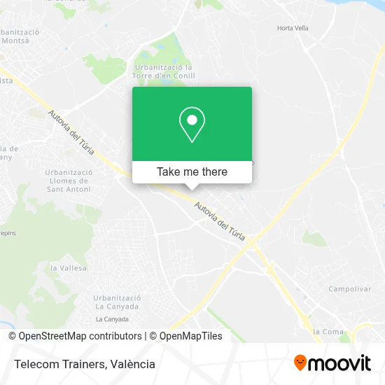 Telecom Trainers map
