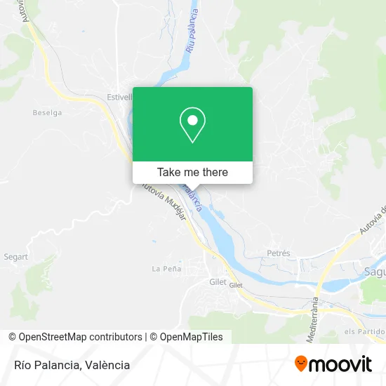 Río Palancia map