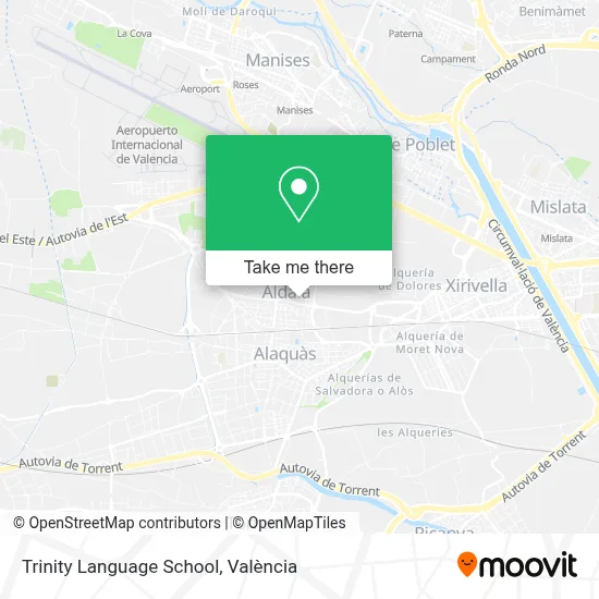Trinity Language School map