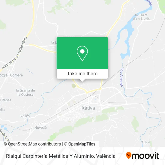 Rialqui Carpintería Metálica Y Aluminio map