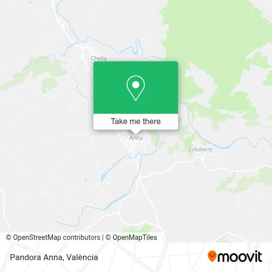 Pandora Anna map