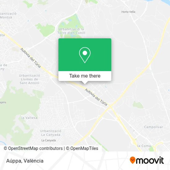 Aúppa map