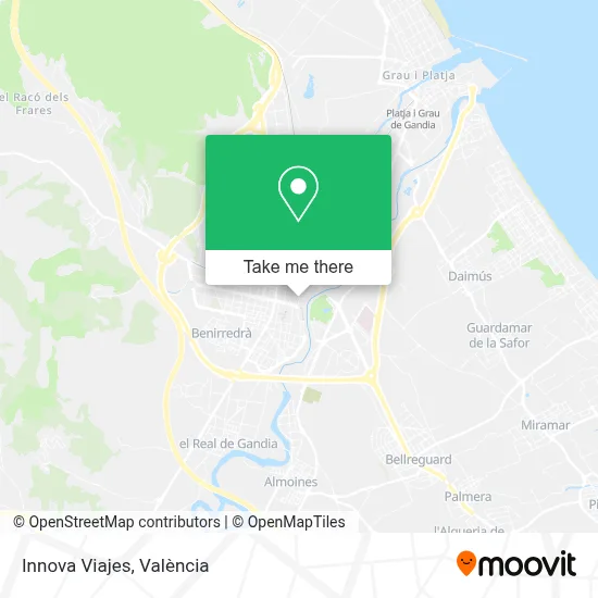 Innova Viajes map