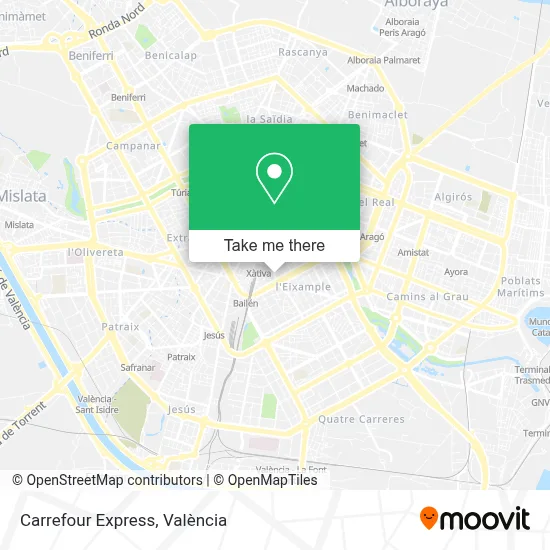 Carrefour Express map