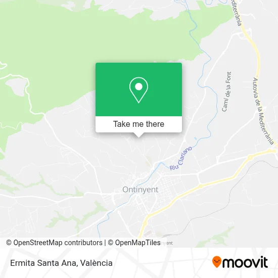 Ermita Santa Ana map