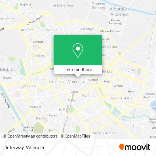 Interway map