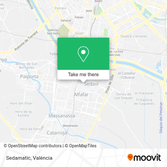 Sedamatic map