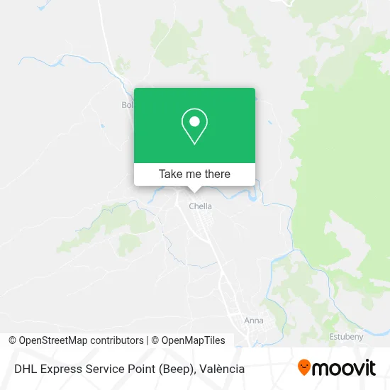 DHL Express Service Point (Beep) map