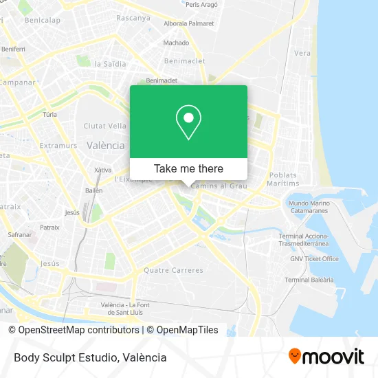 Body Sculpt Estudio map